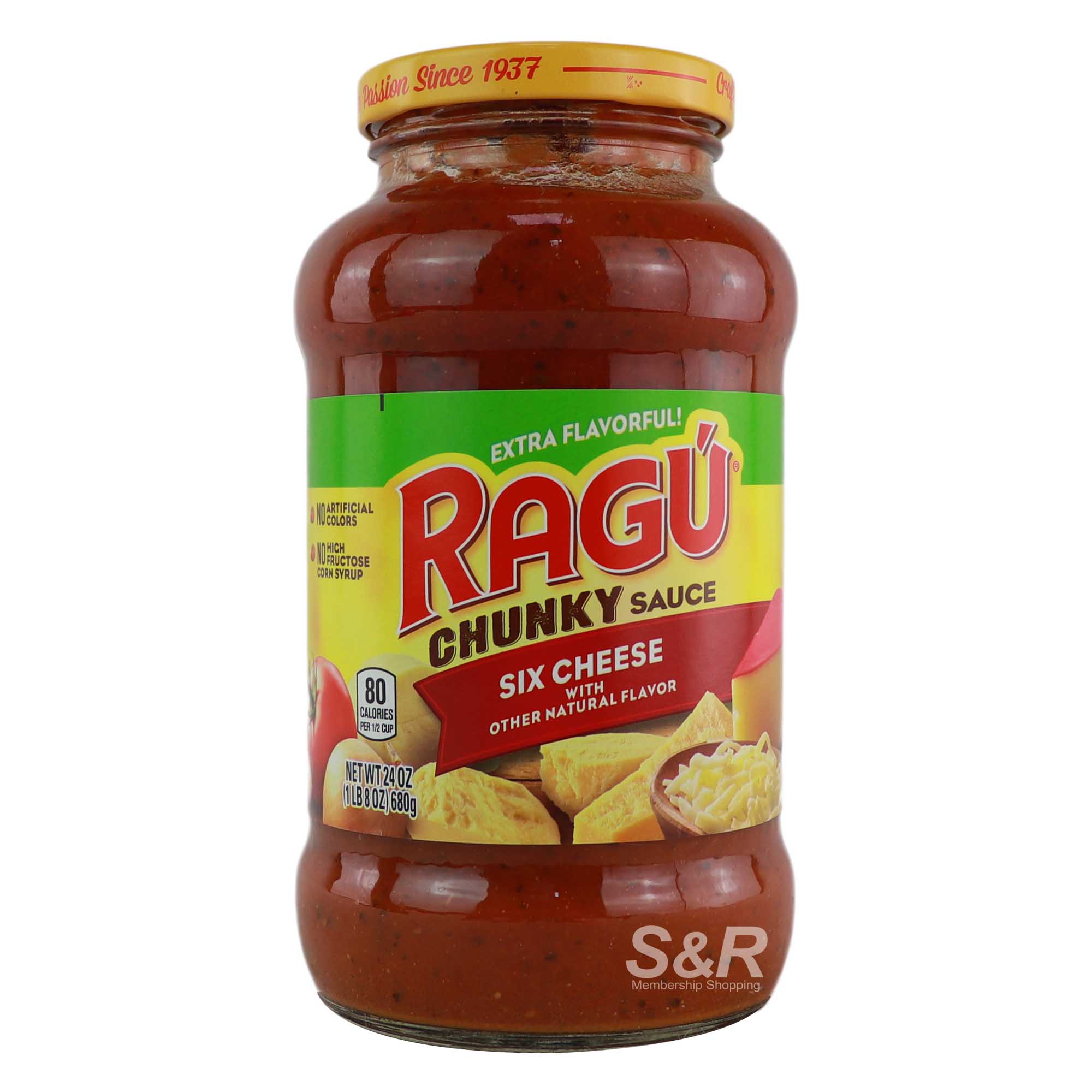 Ragu Chunky Sauce Six Cheese 680g Ragu Chunky Sauce Six Cheese 680g
